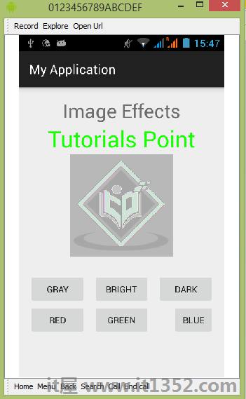 Anroid Image Effects Tutorial