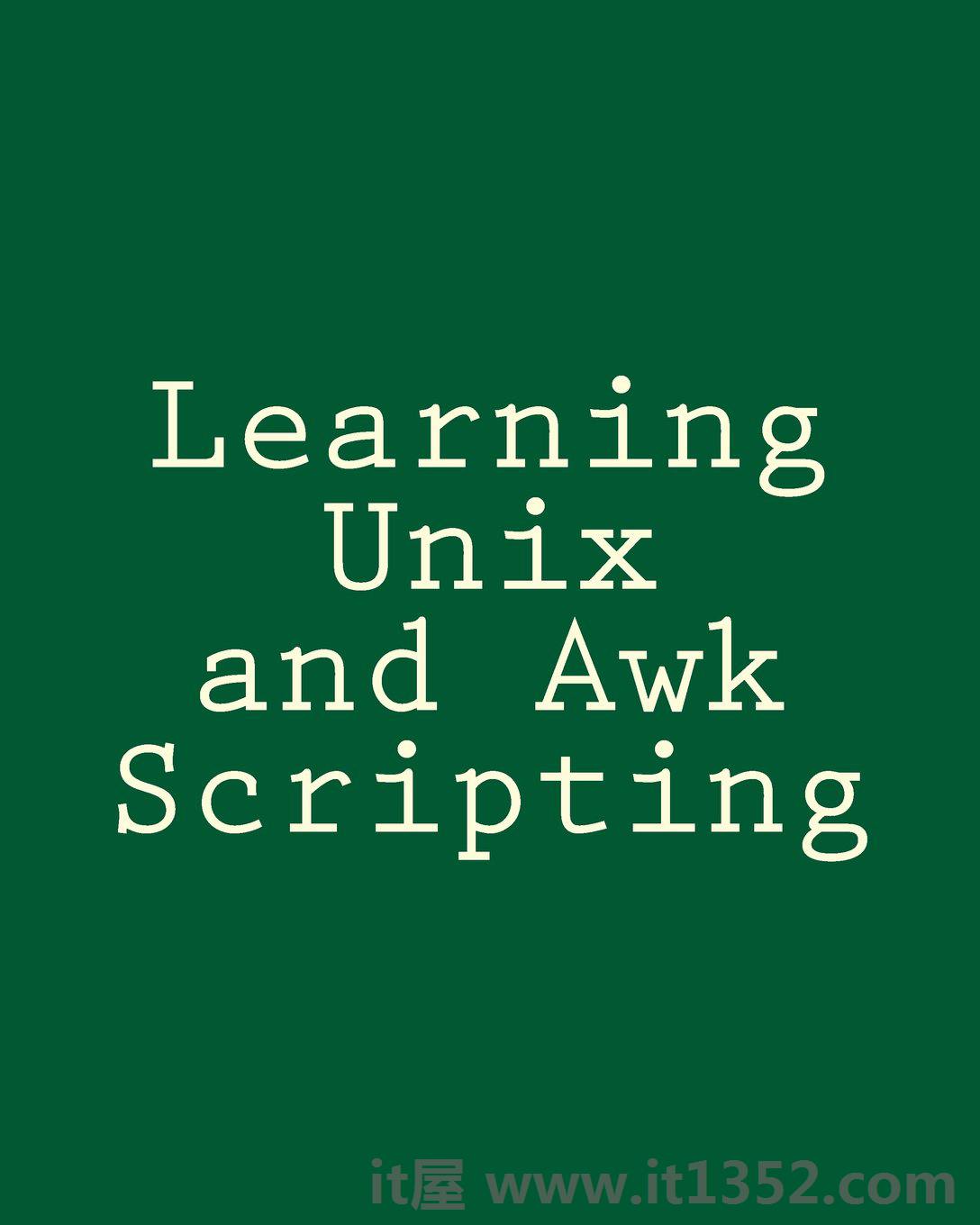 学习Unix和Awk Scripting