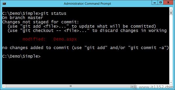 Git Status Command