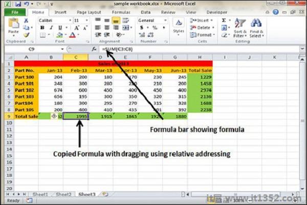 Copy Formula using Cell referencing