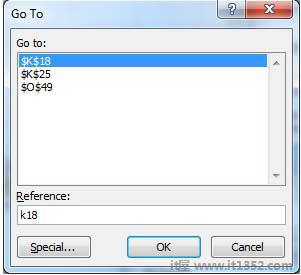 Excel Go To Command