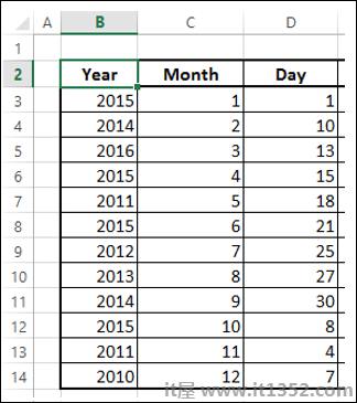 Obtaining Date from Year, Month and Day
