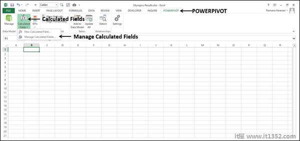 Deleting an Explicit Calculated Field in the Excel Window