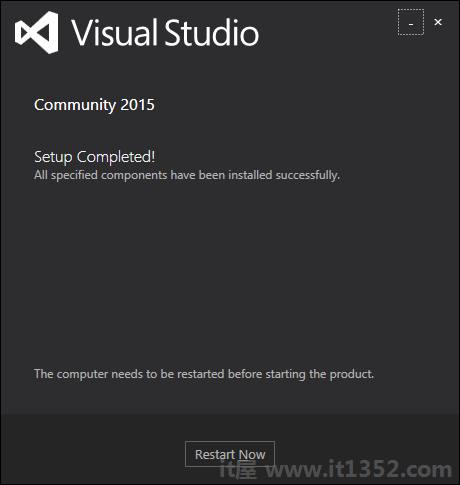 Visual Studio Installed