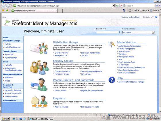 Forefront Identity Manager 
