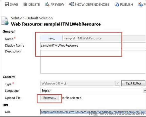 HTML Web Resource Step 3