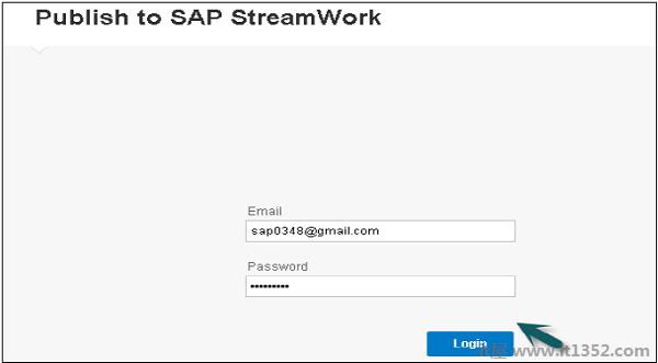 发布SAP Stream Work Step2